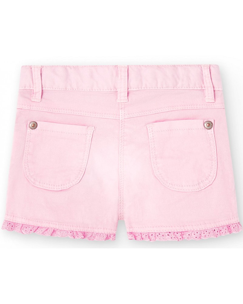 BOBOLI Stretch gabardine shorts for baby girl - 296029 BOBOLI Stretch gabardine shorts for baby girl - 296029