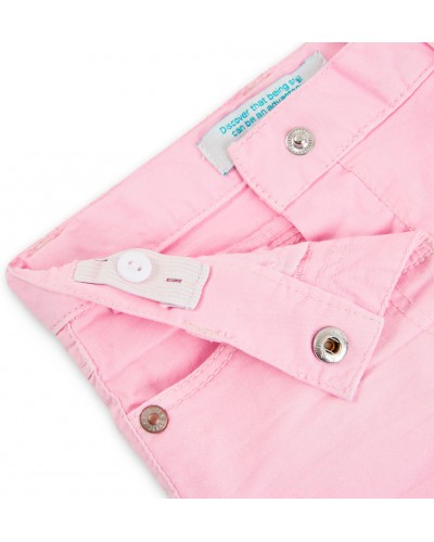 BOBOLI Stretch gabardine shorts for baby girl - 296029 BOBOLI Stretch gabardine shorts for baby girl - 296029
