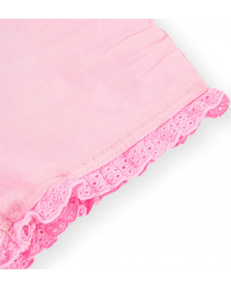 BOBOLI Stretch gabardine shorts for baby girl - 296029 BOBOLI Stretch gabardine shorts for baby girl - 296029