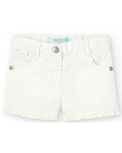 BOBOLI Stretch gabardine shorts for baby girl - 296029 BOBOLI Stretch gabardine shorts for baby girl - 296029