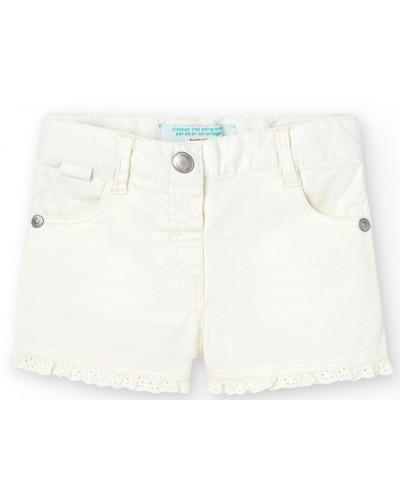 BOBOLI Stretch gabardine shorts for baby girl - 296029