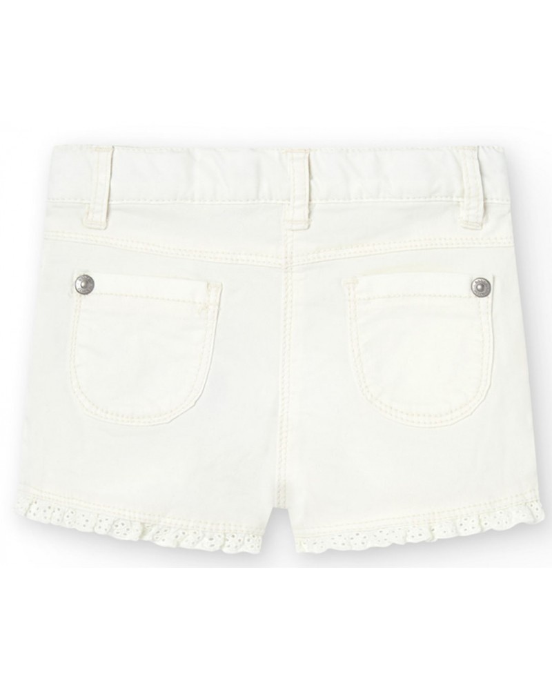 BOBOLI Stretch gabardine shorts for baby girl - 296029 BOBOLI Stretch gabardine shorts for baby girl - 296029