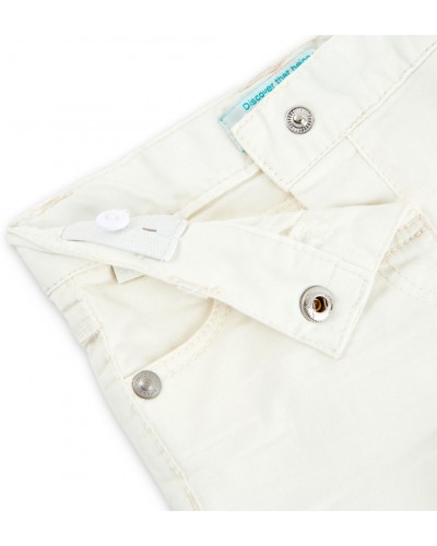 BOBOLI Stretch gabardine shorts for baby girl - 296029 BOBOLI Stretch gabardine shorts for baby girl - 296029