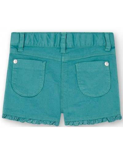 BOBOLI Stretch gabardine shorts for baby girl - 296029 BOBOLI Stretch gabardine shorts for baby girl - 296029