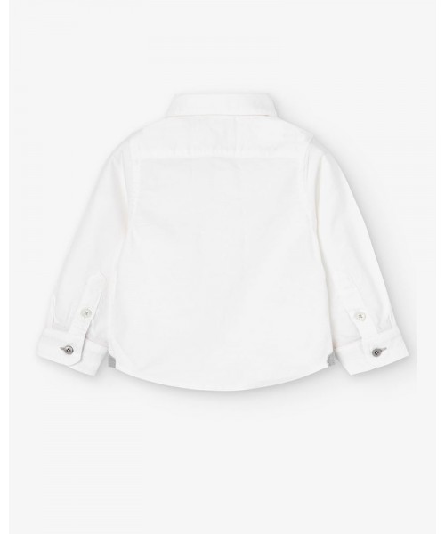 BOBOLI Oxford long sleeves shirt for baby -BCI - 717049