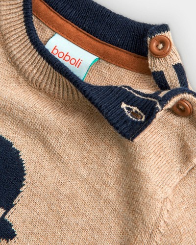 BOBOLI Knitwear pullover for baby boy -BCI - 717162