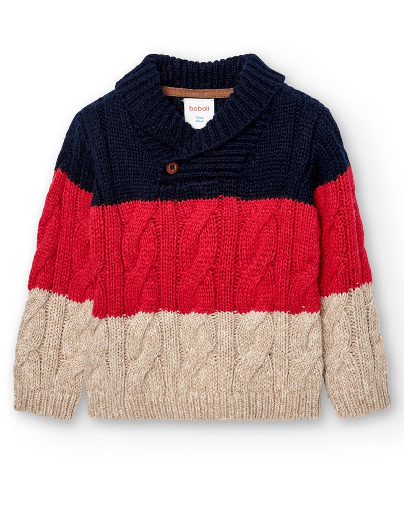 BOBOLI Knitwear pullover for baby boy - 717218