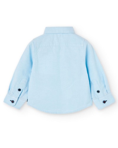 BOBOLI Oxford long sleeves shirt for baby -BCI - 717173