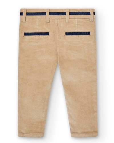 BOBOLI Microcorduroy trousers for baby boy -BCI - 717027