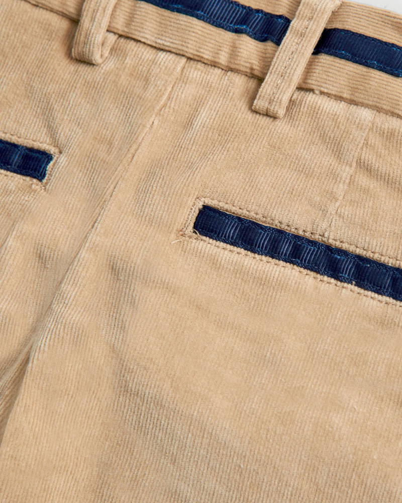 BOBOLI Microcorduroy trousers for baby boy -BCI - 717027