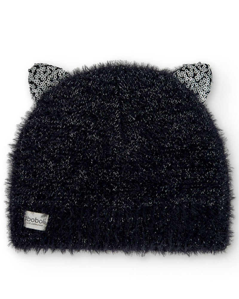 BOBOLI Knitwear hat "kitten" for girl - 490430