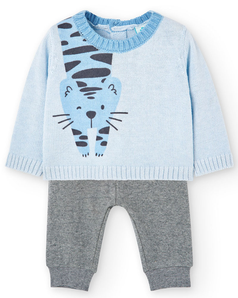 BOBOLI Pack knit combined for baby boy -BCI - 107132