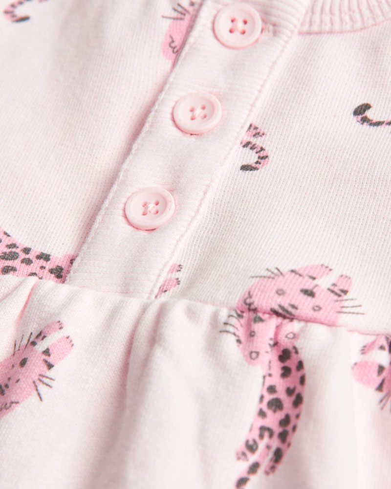 BOBOLI Fleece dress for baby girl -BCI - 107042