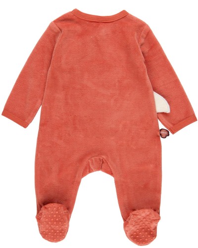 BOBOLI Velour play suit for baby -BCI - 117087
