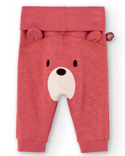 BOBOLI Fleece trousers flame for baby boy -BCI - 117155