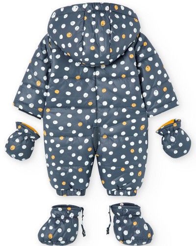 BOBOLI Technical fabric babygrow polka dot for baby - 137001