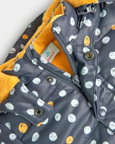 BOBOLI Technical fabric babygrow polka dot for baby - 137001