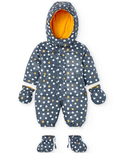 BOBOLI Technical fabric babygrow polka dot for baby - 137001