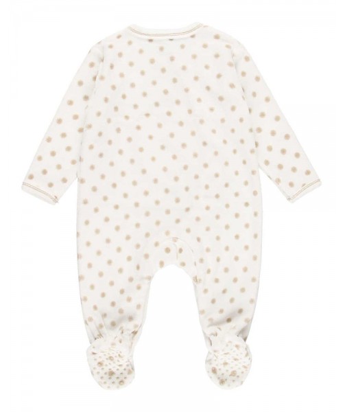 BOBOLI Velour play suit for baby - organic - 25B103
