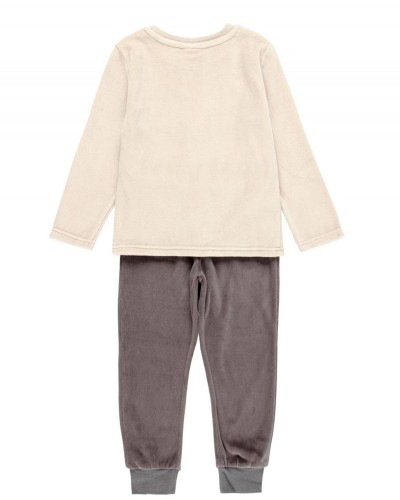 BOBOLI Velour pyjamas for boy - organic - 85B501