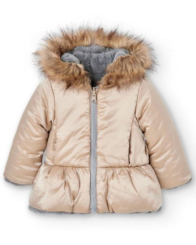 BOBOLI Reversible technical fabric parka for baby - 707127