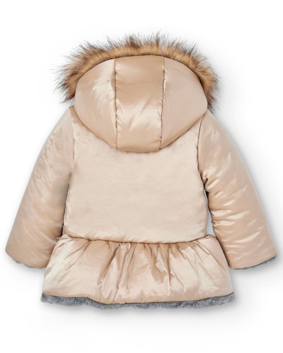 BOBOLI Reversible technical fabric parka for baby - 707127