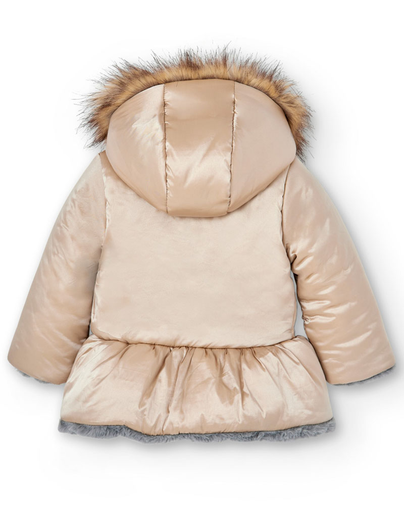 BOBOLI Reversible technical fabric parka for baby - 707127