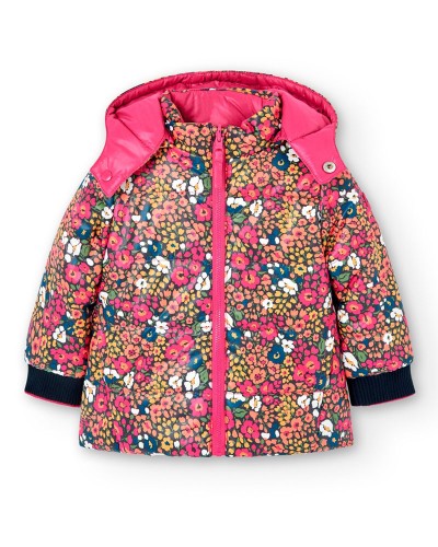 BOBOLI Reversible technical fabric parka for baby - 227191