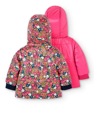 BOBOLI Reversible technical fabric parka for baby - 227191