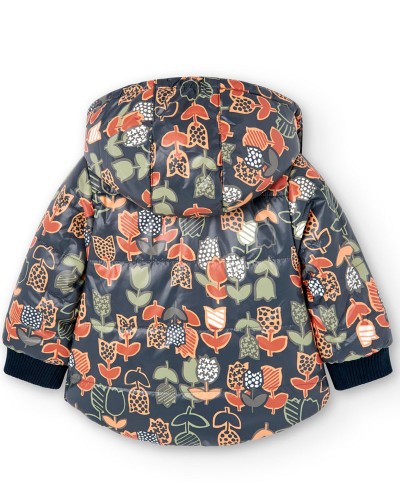 BOBOLI Reversible technical fabric parka for baby - 237169