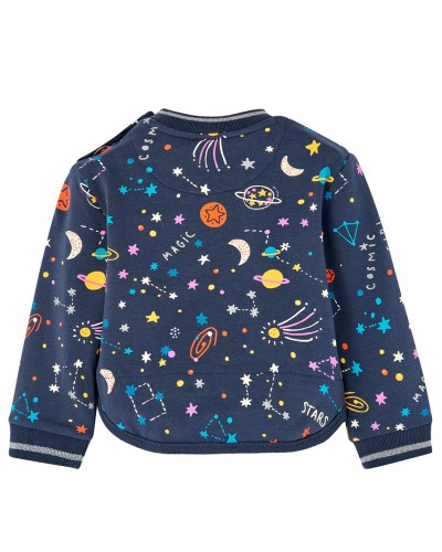 BOBOLI Fleece sweatshirt printed for baby -BCI - 247092