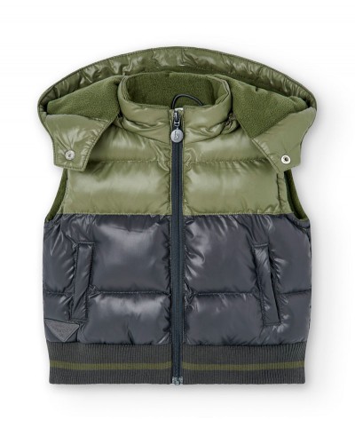 BOBOLI Technical fabric vest for baby boy - 337126