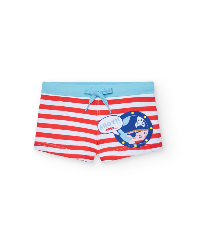 BOBOLI Swimsuit striped for baby boy - 818018