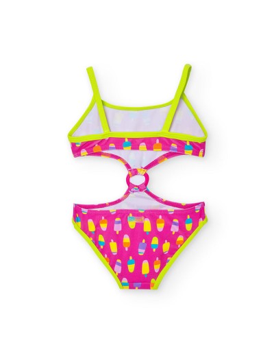 BOBOLI Trikini printed for baby girl - 808073