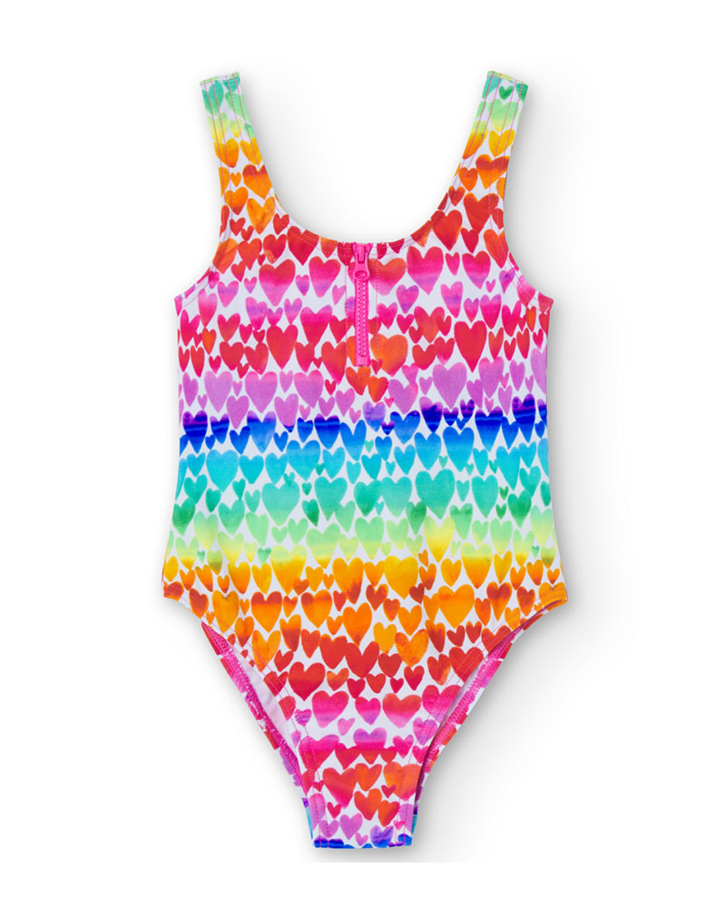 BOBOLI Swimsuit hearts for girl - 828097