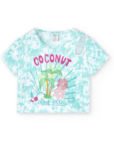 BOBOLI Knit t-Shirt printed for girl -BCI - 828356