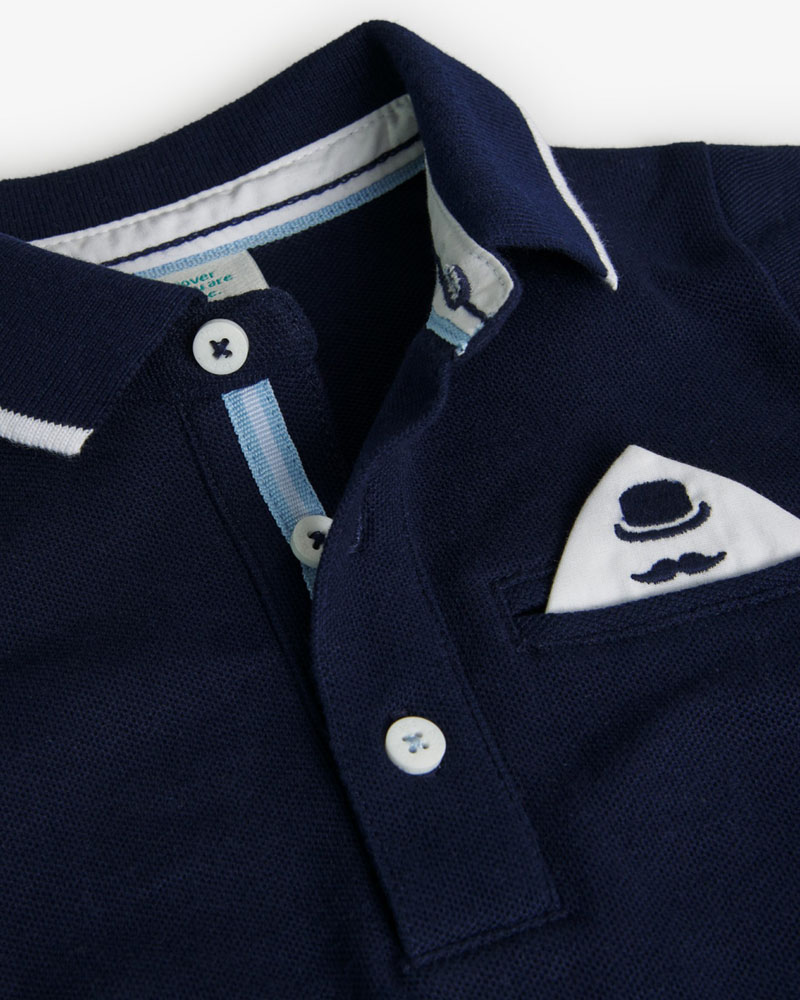 BOBOLI Pique polo for baby boy -BCI - 718084