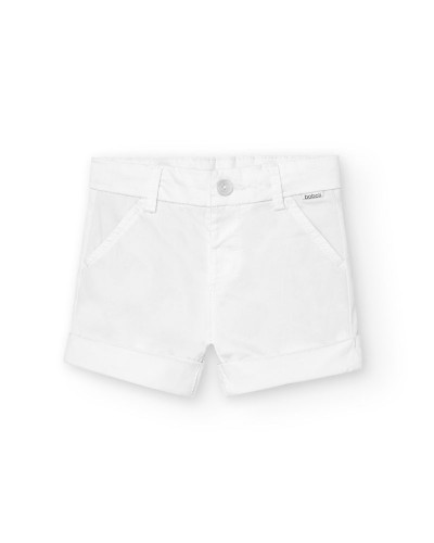 BOBOLI Satin bermuda shorts for baby boy -BCI - 718309