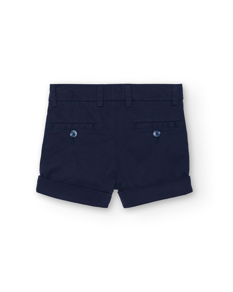 BOBOLI Satin bermuda shorts for baby boy -BCI - 718309