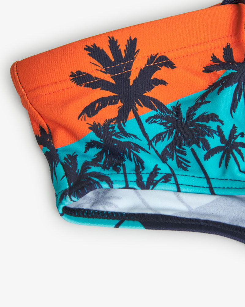 BOBOLI Slip swimsuit "palm trees" for boy - 838324