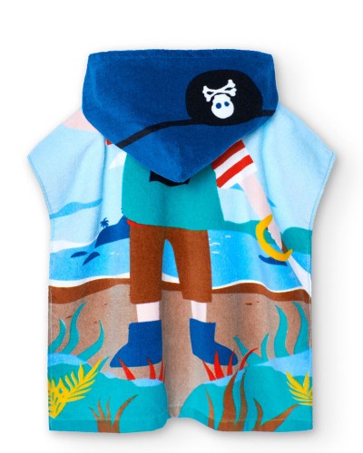 BOBOLI Towel hooded for baby boy - 818041