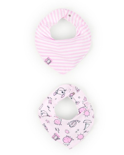 BOBOLI Pack 2 ribbed foulards for baby -BCI - 108201