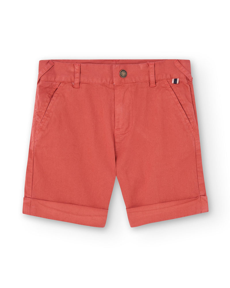 BOBOLI Gabardine bermuda shorts for boy -BCI - 518093