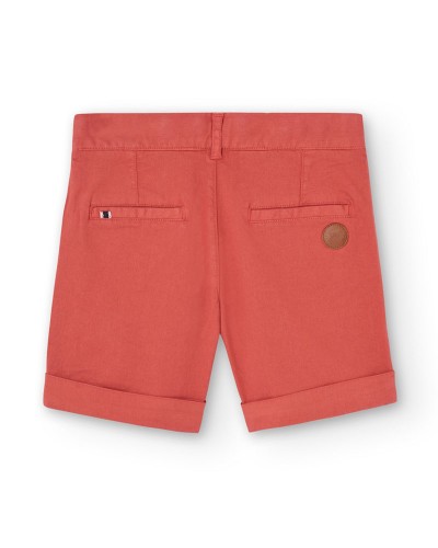 BOBOLI Gabardine bermuda shorts for boy -BCI - 518093
