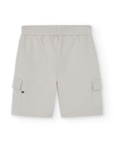 BOBOLI Fleece bermuda shorts for boy -BCI - 518149