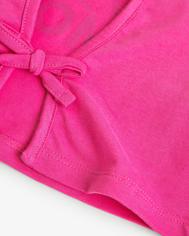 BOBOLI Knit t-Shirt suspenders for girl -BCI - 828211