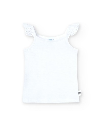 BOBOLI Knit t-Shirt suspenders for girl -BCI - 438140