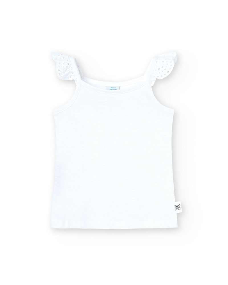 BOBOLI Knit t-Shirt suspenders for girl -BCI - 438140