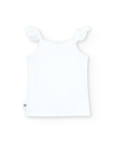 BOBOLI Knit t-Shirt suspenders for girl -BCI - 438140