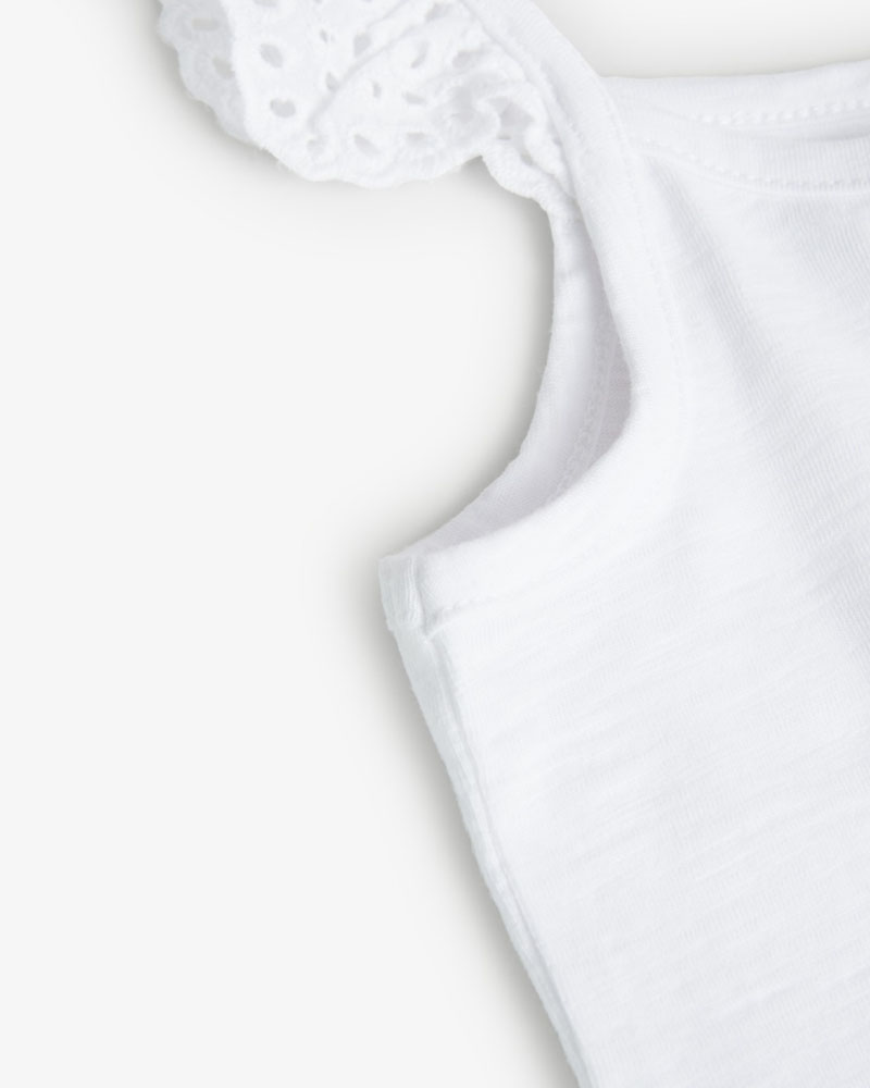 BOBOLI Knit t-Shirt suspenders for girl -BCI - 438140